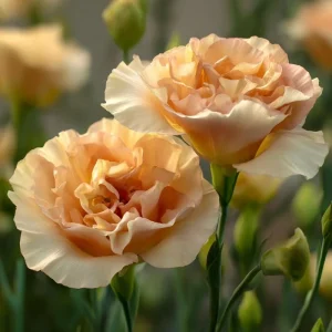 Lisianthus Seeds, Voyage 2 Champagne, Soft Apricot Eustoma Grandiflorum, 25 Seeds - Image 3