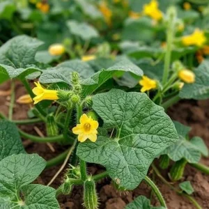 Marketmore Cucumber Live Plant - Heirloom Slicing Vegetable, 4-6 Inch Tall, 4