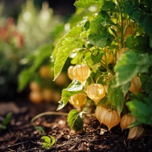 Organic Ground Cherry Seeds - 25 Seeds, Sweet Golden Pineapple Fruits - Image 2
