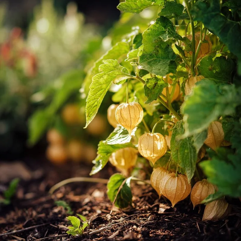 Organic Ground Cherry Seeds - 25 Seeds, Sweet Golden Pineapple Fruits - Image 2