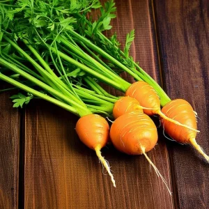 Organic Parisian Carrot Seeds - Heirloom Round Carrot Seeds - 250 Seeds - Image 1