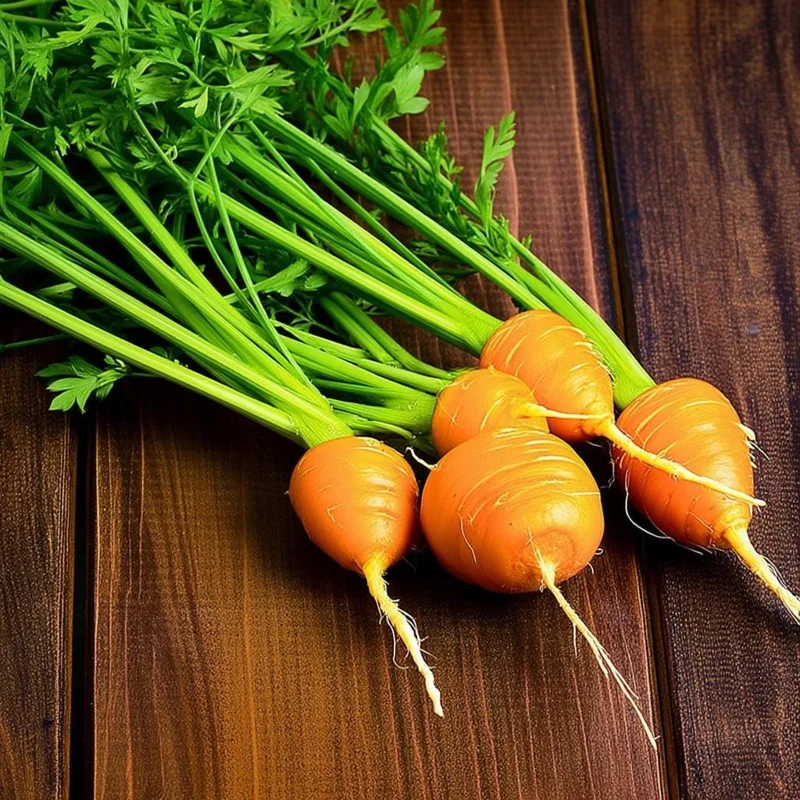 Organic Parisian Carrot Seeds - Heirloom Round Carrot Seeds - 250 Seeds - Image 1