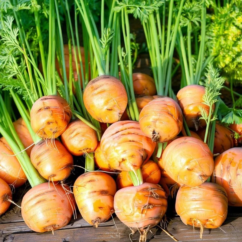 Organic Parisian Carrot Seeds - Heirloom Round Carrot Seeds - 250 Seeds - Image 2