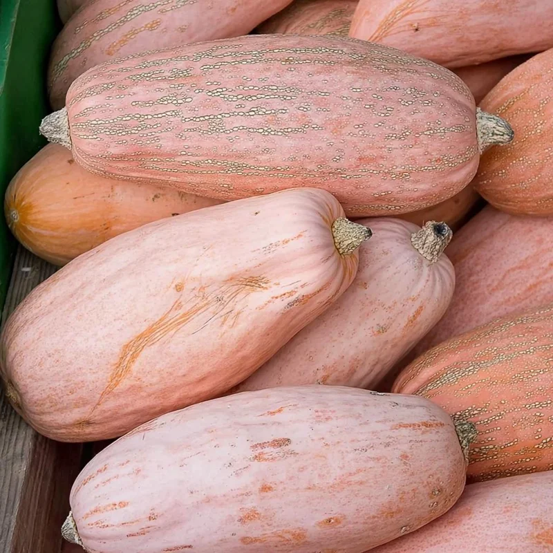 Organic Pink Banana Jumbo Winter Squash Seeds - 20 Count, Heirloom, Sweet - Image 5