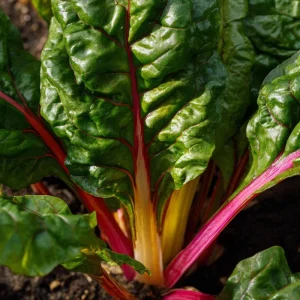 Organic Rainbow Swiss Chard Seeds - 50 ct Beta vulgaris - Vibrant Edible - Image 3