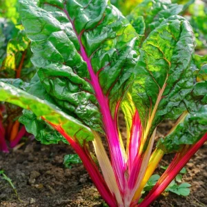 Organic Rainbow Swiss Chard Seeds - 50 ct Beta vulgaris - Vibrant Edible - Image 5