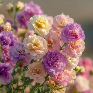 Pastel Mix Stock Flower Seeds - 25 ct, Edible, Sweet-Scented Blooms - Image 2