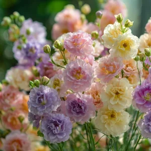 Pastel Mix Stock Flower Seeds - 25 ct, Edible, Sweet-Scented Blooms - Image 3