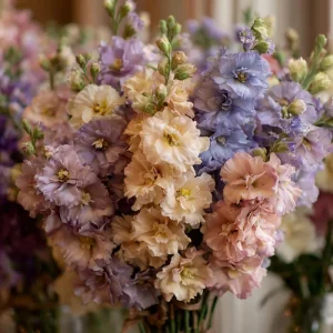 Pastel Mix Stock Flower Seeds - 25 ct, Edible, Sweet-Scented Blooms - Image 5