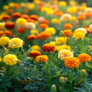 Petite French Marigold Seeds Mix - 300 Count Multi-Color Blooms for Garden & Containers - Image 3