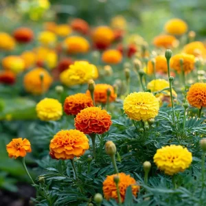 Petite French Marigold Seeds Mix - 300 Count Multi-Color Blooms for Garden & Containers - Image 5