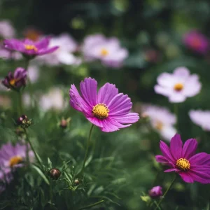 Pink Radiance Cosmos Seeds - 100 Count, Cosmos bipinnatus, Annual Flower Seeds, Outdoor - Image 4