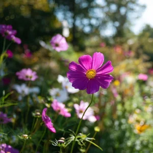 Pink Radiance Cosmos Seeds - 100 Count, Cosmos bipinnatus, Annual Flower Seeds, Outdoor - Image 6