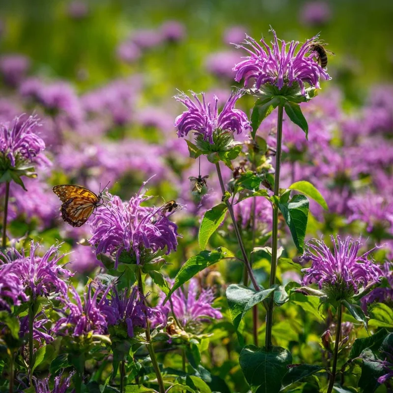 Purple Bergamot Seeds - Monarda Media Wildflower - Pollinator Friendly - 50 Seeds - Image 2