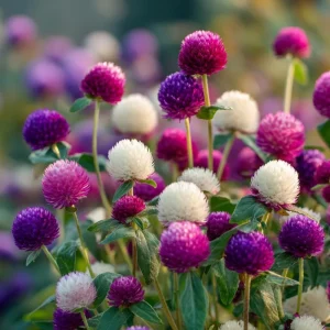 Purple Globe Amaranth Seeds - 50 Count | Long-Lasting Blooms, Gomphrena - Image 2