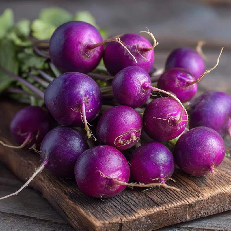 Purple Plum Radish Seeds - Heirloom, Crisp, Vibrant Roots, 250 Seeds - Image 2