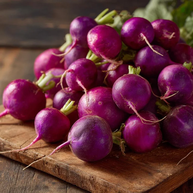 Purple Plum Radish Seeds - Heirloom, Crisp, Vibrant Roots, 250 Seeds - Image 4