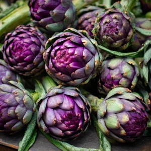 Purple Romagna Artichoke Seeds - 25 Heirloom Perennial Seeds for Gardens - Image 1