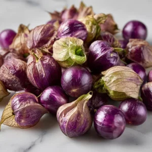 Purple Tomatillo Seeds - Heirloom Chinese Lantern Tomatillos, 30 Seed Pack, for Fresh & Cooking - Image 1