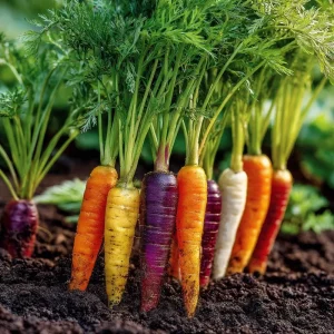 Rainbow Carrot Seeds - Heirloom Mix, Colorful Gardens, 150 Seed Packet, Outdoor - Image 3
