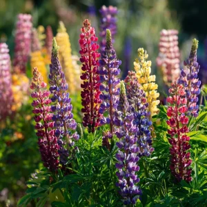 Rainbow Mixed Color Lupine Seeds – Vibrant Multi-Colored Spikes 50 Seeds – Pollinator Friendly - Image 4