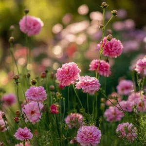 Rose Bonbon Cosmos Seeds - 25 Count, Rose-Pink Double Blooms, Annual Flower Seeds - Image 5