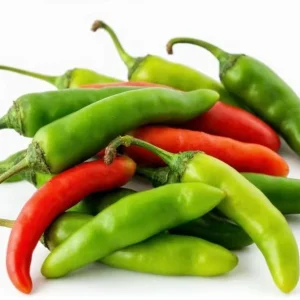 Serrano Pepper Live Plant - 2 Plants per 4-Inch Pot, Hot Peppers - Image 1