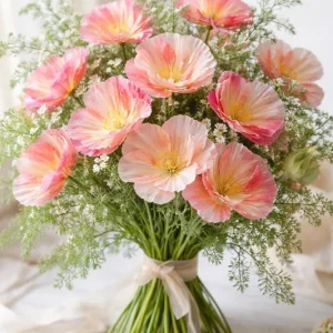 Silky Chiffon Poppy Seeds Appleblossom - 100 Seeds - Delicate Ornamental Outdoor Blooms - Image 4