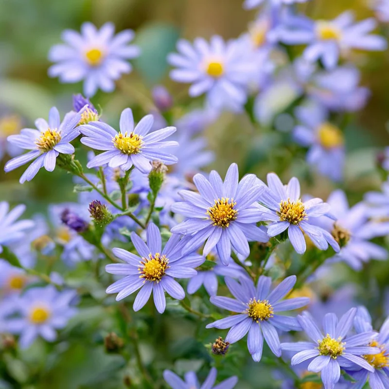Smooth Blue Aster Seeds (Symphyotrichum laeve) - 500 Count, Perennial, Pollinator-Friendly - Image 1