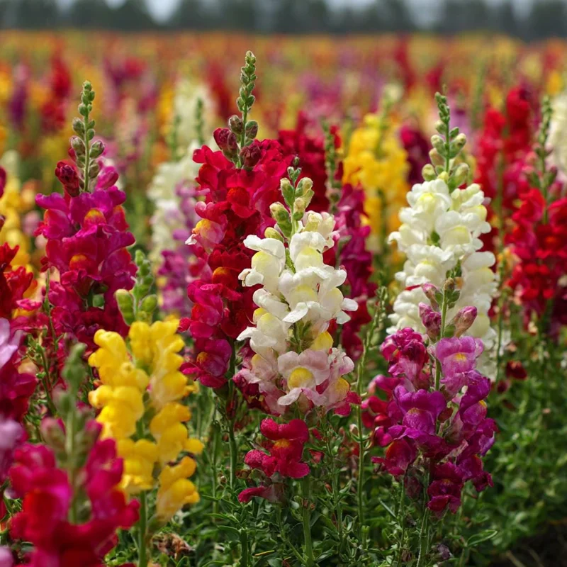 Snapdragon Flower Seeds – Mixed Rainbow Colors – 2000+ Seeds – Tall – Attracts Pollinators - Image 2