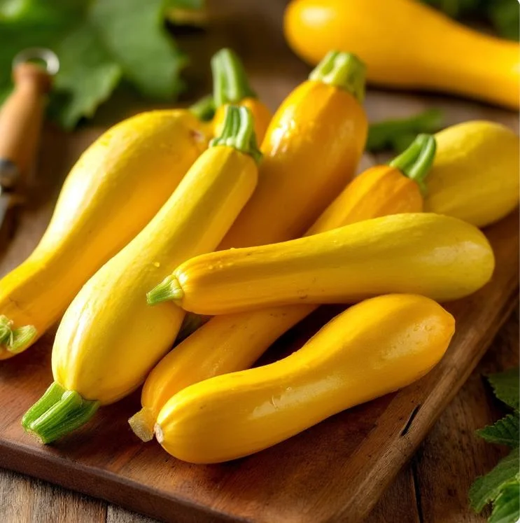 Straightneck Summer Squash Seeds - Heirloom 'Prolific Straightneck' (Cucurbita Pepo) - 50 Seeds - Image 2