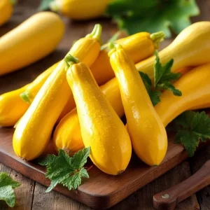 Straightneck Summer Squash Seeds - Heirloom 'Prolific Straightneck' (Cucurbita Pepo) - 50 Seeds - Image 1