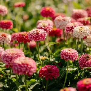 Strawberries & Cream Zinnia Seeds – Bi-Color Blooms – 100 Seeds – Easy-to-Grow Outdoor Annual - Image 3
