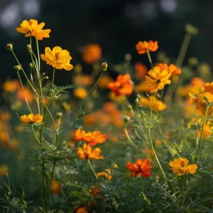 Sulphur Cosmos Seeds Bright Lights Mix - 100 Seeds Orange, Yellow & Red Blooms - Image 3
