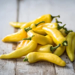 Sweet Banana Pepper Seeds - 25 Heirloom Vegetable Seeds for Gardens - Image 1