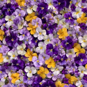 Viola Seeds Sorbet Series Mix - Multicolor Flowers - 25 Seeds - Hardy Annual - Image 1
