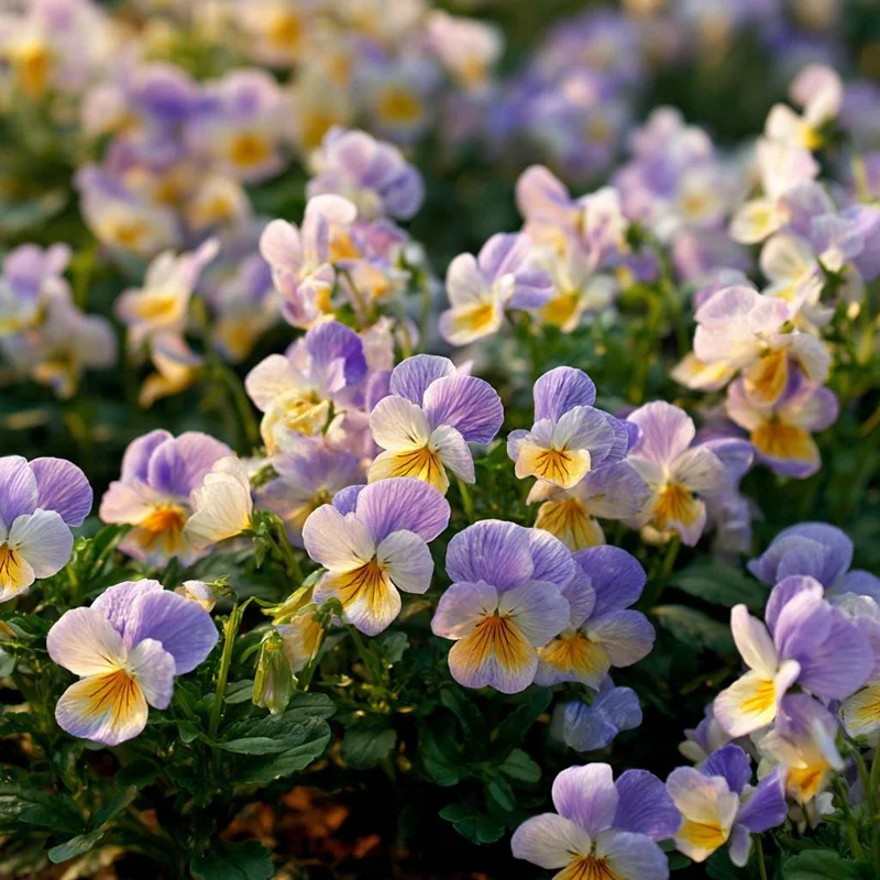 Viola Sorbet Seeds - Yesterday Today Tomorrow Multicolor Blooms - 25 Seeds - Image 2