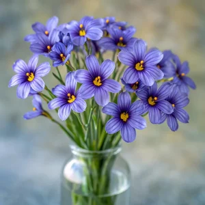 Western Blue Eyed Grass Seeds - 100 Sisyrinchium bellum Seeds, Perennial Wildflower, Outdoor - Image 4