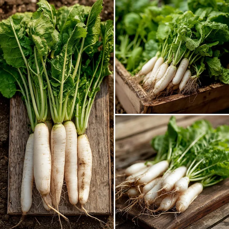 White Icicle Radish Seeds - Heirloom Vegetable, Mild Flavor, 200 Seeds - Image 3