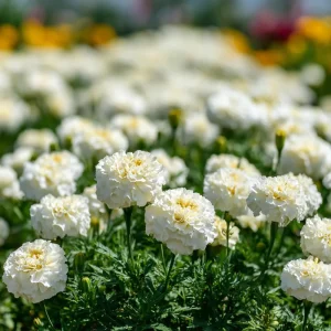 White Swan F1 Marigold Seeds - 20 Count, Edible Flowers, Long Blooming Annual - Image 3