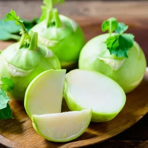 White Vienna Kohlrabi Seeds - Heirloom Vegetable, Approx. 300 Seeds - Image 2