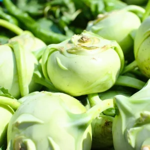White Vienna Kohlrabi Seeds - Heirloom Vegetable, Approx. 300 Seeds - Image 3