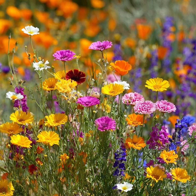 Wildflower Seeds Meadow Mix - 1000 Seeds, 26 Varieties, Perennial & Annual - Image 3