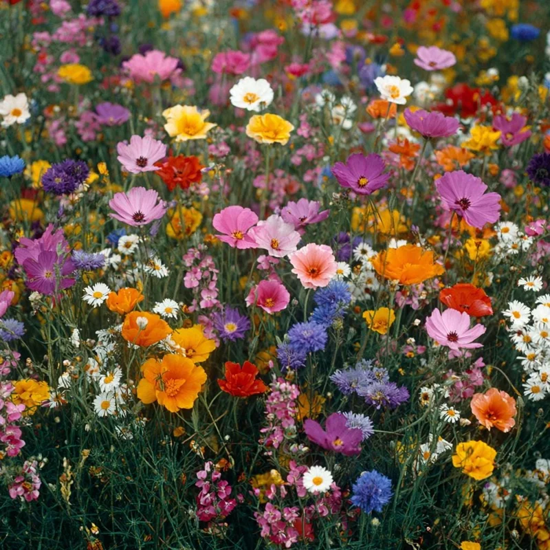 Wildflower Seeds Meadow Mix - 1000 Seeds, 26 Varieties, Perennial & Annual - Image 1