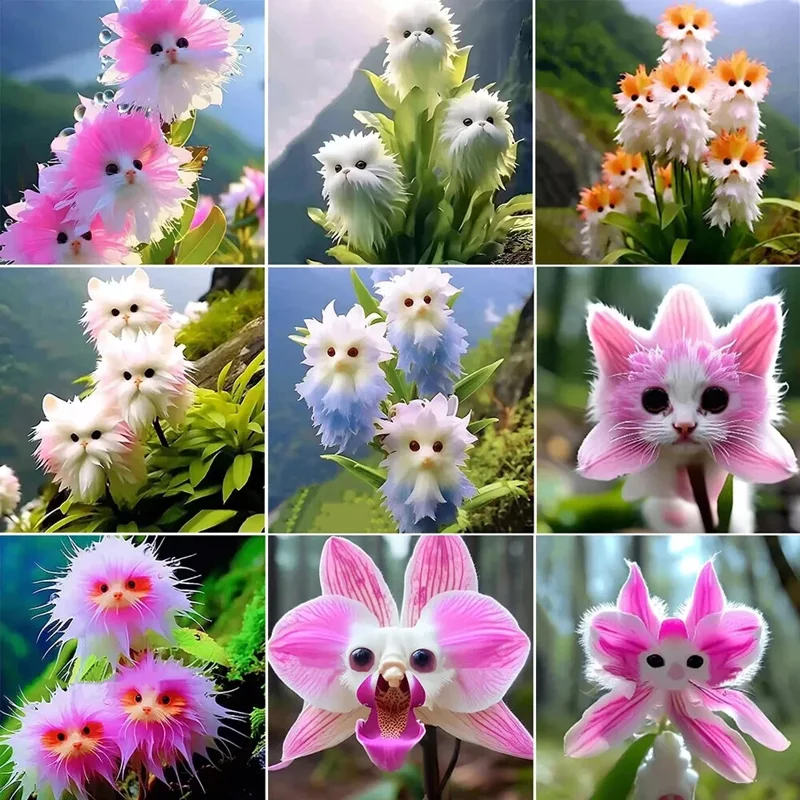 20+ Fragrant Cat Orchid Seeds - Exotic Varieties for Potted Gardens - Image 1