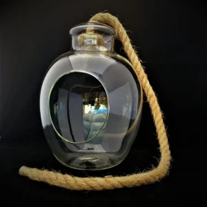 Air Plant Glass Terrarium with Rope - 11