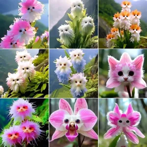 Fragrant Cat Orchid Seeds - 35+ Large Flower Orchid Seeds for Potted Plants - Image 1