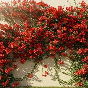 Organic Red Trumpet Vine Seeds - 12-Pack Perennial Hummingbird Attractor for Outdoor Gardens - Image 3