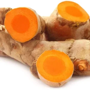 Organic Yellow Turmeric Plant - 2 Live Curcuma Longa Rhizomes, 4-6 inch Tall, Edible Root for Home Growing - Image 5