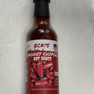 Smoky Chipotle Hot Pepper Sauce 5 oz Bottle - Organic, Vegan, Gluten-Free - Image 1